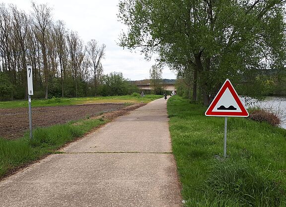 Saar-Radweg zwischen Merzig und Mettlach