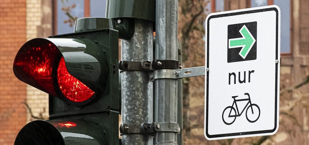 sl-sb-heinestrasse-Gruenpfeil-Andreas-Cremer Vorfahrt für Radverkehr