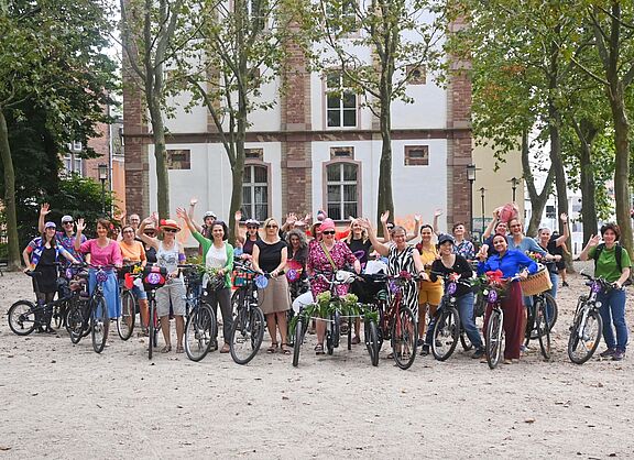 Fancy Women Bike Ride 
