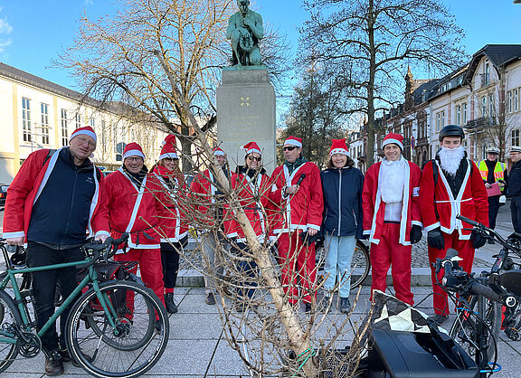 Weihnachtsradler*innen Saarlouis