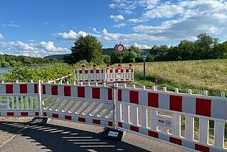 Sperrung Saarradweg zwischen Wallerfangen und Rehlingen