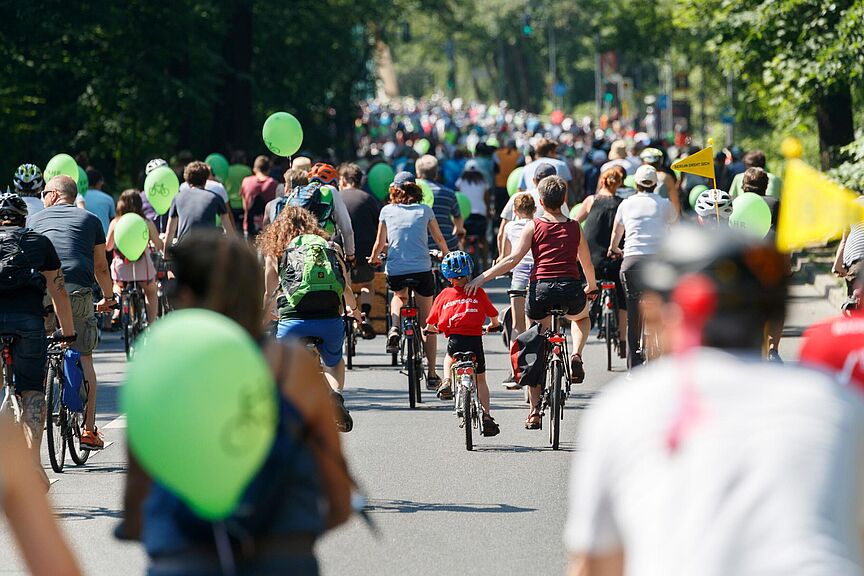 Teilnehmer der Sternfahrt in Berlin Teilnehmer der Sternfahrt in Berlin