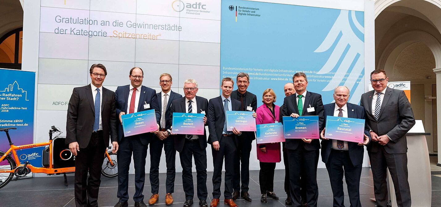 Die Spitzenreiter der jeweiligen Stadtgrößenklassen.